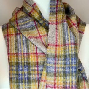 Edinburgh 100% Lambs Wool Stewart Tartan Scarf